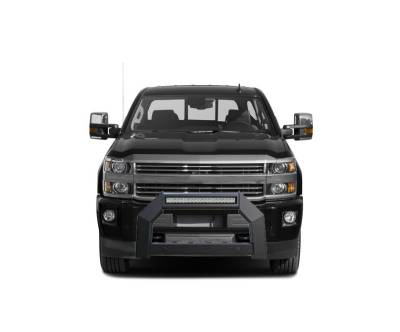 Black Horse Off Road - A | Armour LED Bull Bar | Matte Black | AB-GM26 | With 20in LED Light Bar - Image 6
