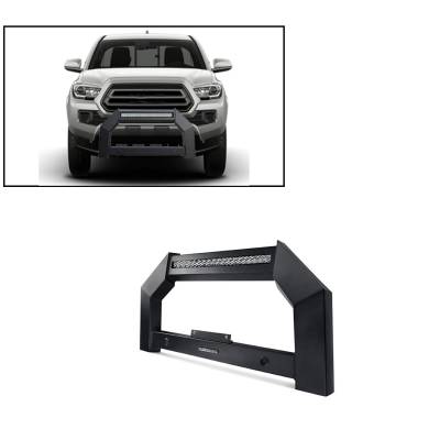 A | Armour LED Bull Bar | Matte Black | AB-TO20 | With 20in LED Light Bar