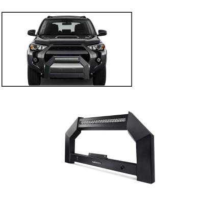 A | Armour LED Bull Bar | Matte Black | AB-TO30 | With 20in LED Light Bar