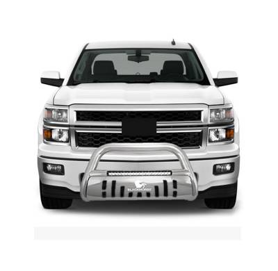 Black Horse Off Road - A | Beacon Bull Bar | Stainless Steel | Skid Plate | BE-GMTAS - Image 8
