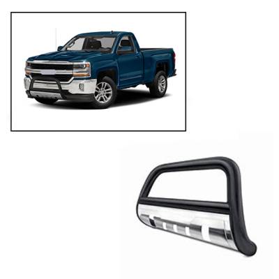 Black Horse Off Road - A | Bull Bar | Stainless Steel | Skid Plate | BB037411BS-SP-35OV - Image 19