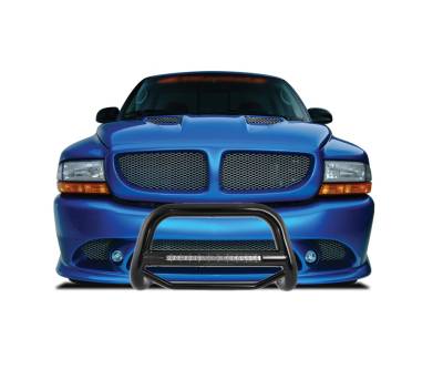 Black Horse Off Road - A | Max Beacon Bull Bar | Black | MAB-DOB2001B - Image 2