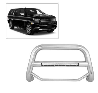 Black Horse Off Road - A | Max Beacon Bull Bar | Stainless Steel | MAB-GMTAS - Image 10