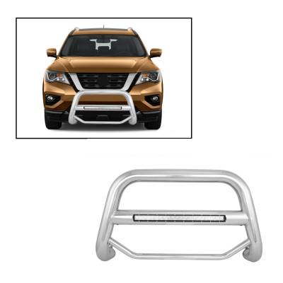 A | Max Beacon Bull Bar | Stainless Steel | MAB-NIA1802S