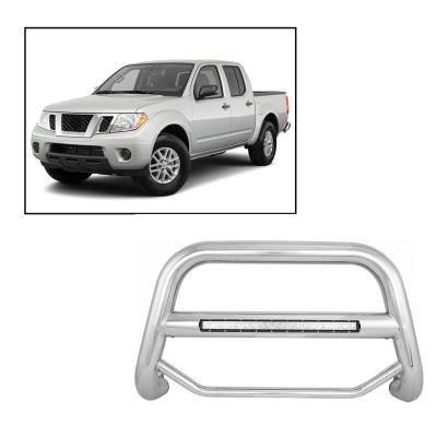 A | Max Beacon Bull Bar | Stainless Steel | MAB-NIFRS