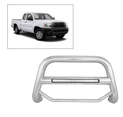 A | Max Beacon Bull Bar | Stainless Steel | MAB-TOD1109S