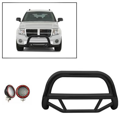 A | Max Bull Bar Kit |  Black | MBB-DOC1005-PLFR