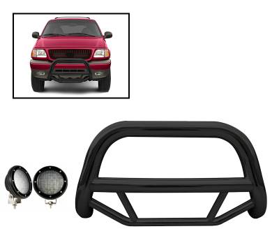 A | Max Bull Bar Kit |  Black | MBB-FOC2105-PLFB