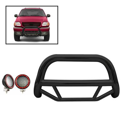 A | Max Bull Bar Kit |  Black | MBB-FOC2105-PLFR
