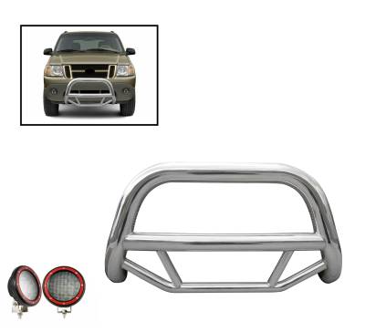 A | Max Bull Bar Kit |  Stainless Steel | MBS-FOB2801-PLFR