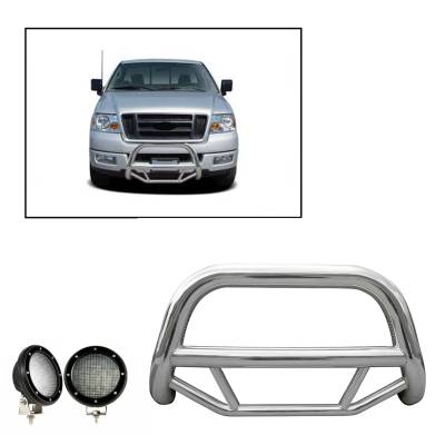 A | Max Bull Bar Kit |  Stainless Steel | MBS-FOC2105-PLFB