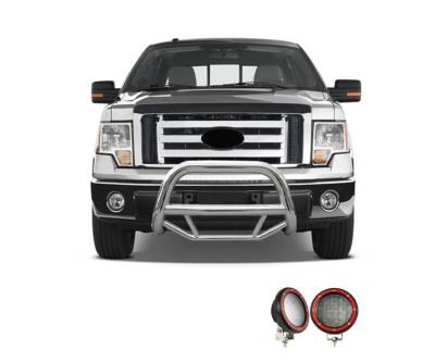 Black Horse Off Road - A | Max Bull Bar Kit |  Stainless Steel | MBS-FOE2011-PLFR - Image 5