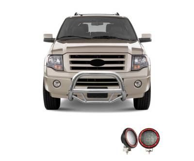 Black Horse Off Road - A | Max Bull Bar Kit |  Stainless Steel | MBS-FOE2011-PLFR - Image 9