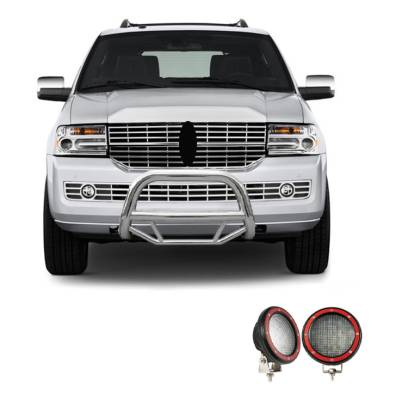 Black Horse Off Road - A | Max Bull Bar Kit |  Stainless Steel | MBS-FOE2011-PLFR - Image 11