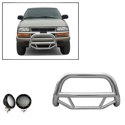 A | Max Bull Bar Kit |  Stainless Steel | MBS-GMB1701-PLFB