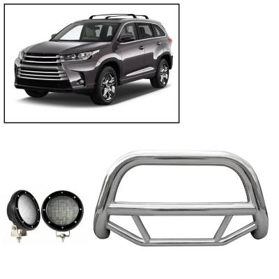 A | Max Bull Bar Kit |  Stainless Steel | MBS-TOF5307-PLFB