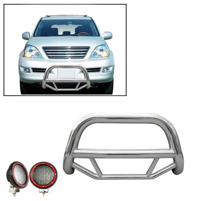 A | Max Bull Bar Kit |  Stainless Steel | MBS-TOF7007-PLFR