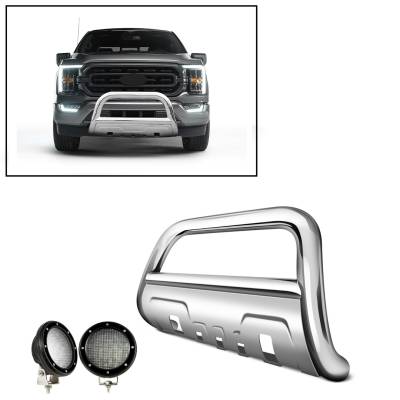 A | Savanah Bull Bar Kit |  Stainless |  BB046409-SP-35OV-PLFB