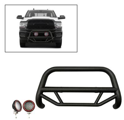 A|Max T Bull Bar Kit | Textured Black | MBT-MR1903-PLFR