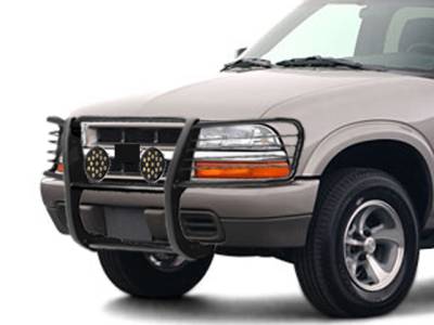 Black Horse Off Road - D | Grille Guard Kit | Black | With Set of 7" Black LED - Image 2