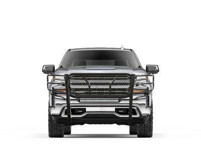 Black Horse Off Road - D | Rugged Heavy - Duty Grille Guard KIT | Black | with 20" LED Bar - Image 3