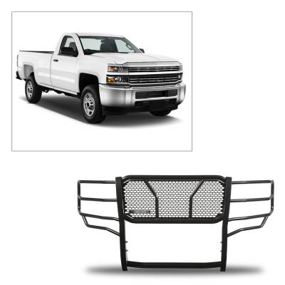 D | Rugged Heavy - Duty Grille Guard | Black