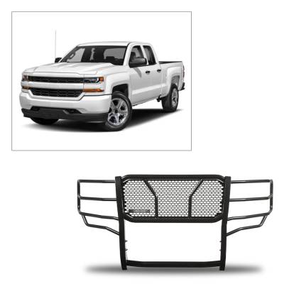 D | Rugged Heavy - Duty Grille Guard | Black