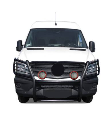 Black Horse Off Road - D| Grille Guard Kit | Black | 17D502MA-PLFR - Image 4