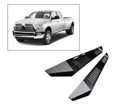Black Horse Off Road - E | Armour Heavy Duty Steel Running Board | Black | Crew Cab | AR-DOD185 - Image 5