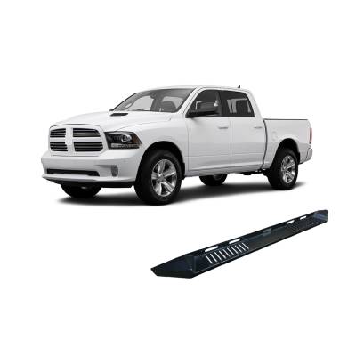 Black Horse Off Road - E | Armour Heavy Duty Steel Running Board | Black | Crew Cab | AR-DOD185 - Image 12