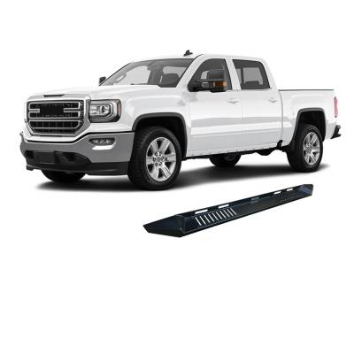 Black Horse Off Road - E | Armour Heavy Duty Steel Running Boards | Black | Crew Cab | AR-GMG185 - Image 3
