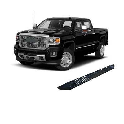 Black Horse Off Road - E | Armour Heavy Duty Steel Running Boards | Black | Crew Cab | AR-GMG185 - Image 6