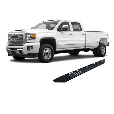 Black Horse Off Road - E | Armour Heavy Duty Steel Running Boards | Black | Crew Cab | AR-GMG185 - Image 9