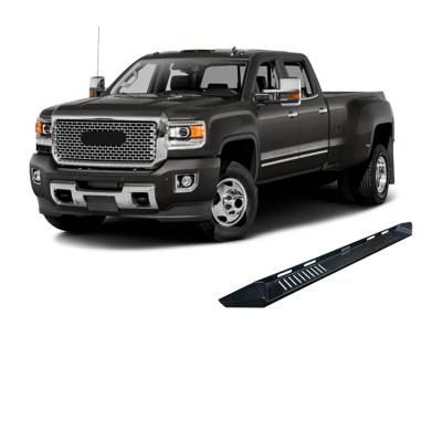 Black Horse Off Road - E | Armour Heavy Duty Steel Running Boards | Black | Crew Cab | AR-GMG185 - Image 10