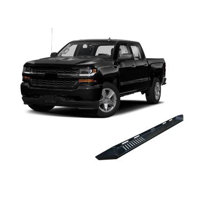 Black Horse Off Road - E | Armour Heavy Duty Steel Running Boards | Black | Crew Cab | AR-GMG185 - Image 12