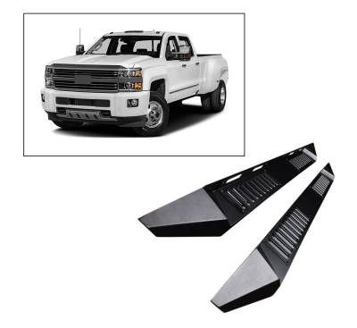 Black Horse Off Road - E | Armour Heavy Duty Steel Running Boards | Black | Crew Cab | AR-GMG185 - Image 24
