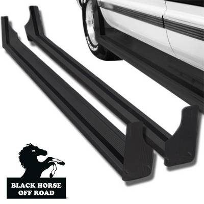 Black Horse Off Road - E | Commercial Running Boards | Black Aluminum | RUN109A - Image 3