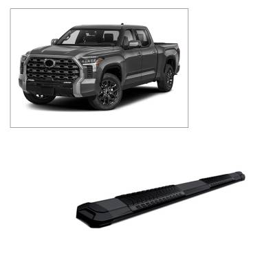 Black Horse Off Road - E | Cutlass Running Boards | Cold- Rolled Steel | Crew Max | RN-TO22-85-BK