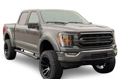 Black Horse Off Road - E | Cutlass Running Boards | Cold- Rolled Steel | Super Cab |   RN-FOF1SC-15-79-BK - Image 3