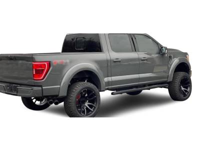 Black Horse Off Road - E | Cutlass Running Boards | Cold- Rolled Steel | Super Cab |   RN-FOF1SC-15-79-BK - Image 4