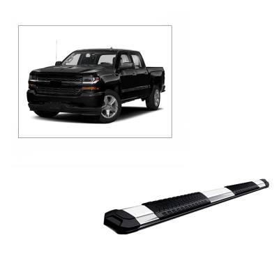 Black Horse Off Road - E | Cutlass Running Boards | Stainless Steel | Crew Cab - Image 1