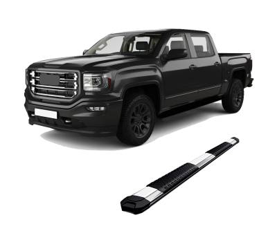 Black Horse Off Road - E | Cutlass Running Boards | Stainless Steel | Crew Cab - Image 4