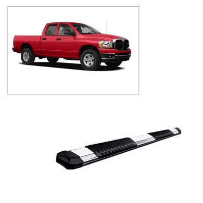 E | Cutlass Running Boards | Stainless Steel | Quad Cab