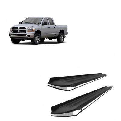 E | Exceed Running Boards | Black | EX-CHTR