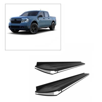 E | Exceed Running Boards | Black | EX-F1179