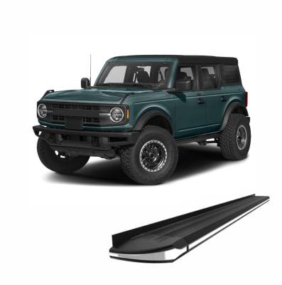 Black Horse Off Road - E | Exceed Running Boards | Black | EX-F1270 - Image 3