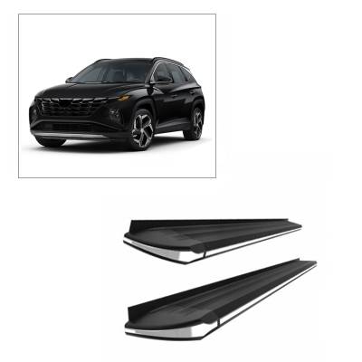 E | Exceed Running Boards | Black | EX-HYTU