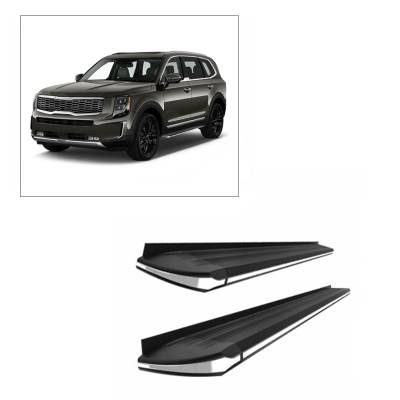 Black Horse Off Road - E | Exceed Running Boards | Black | EX-K376 - Image 1