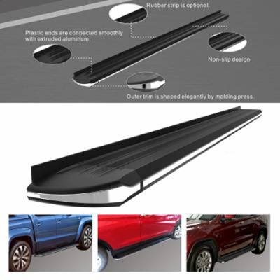 Black Horse Off Road - E | Exceed Running Boards | Black | EX-NI370 - Image 10