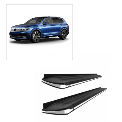 E | Exceed Running Boards | Black | EX-W1069